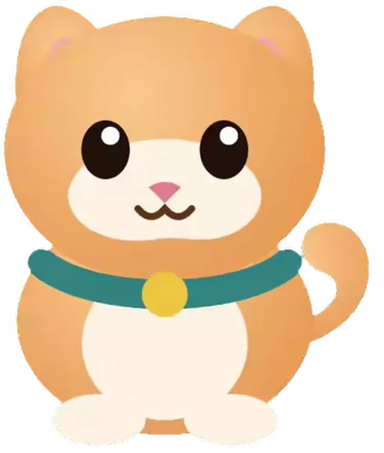 Mau, the orange cat