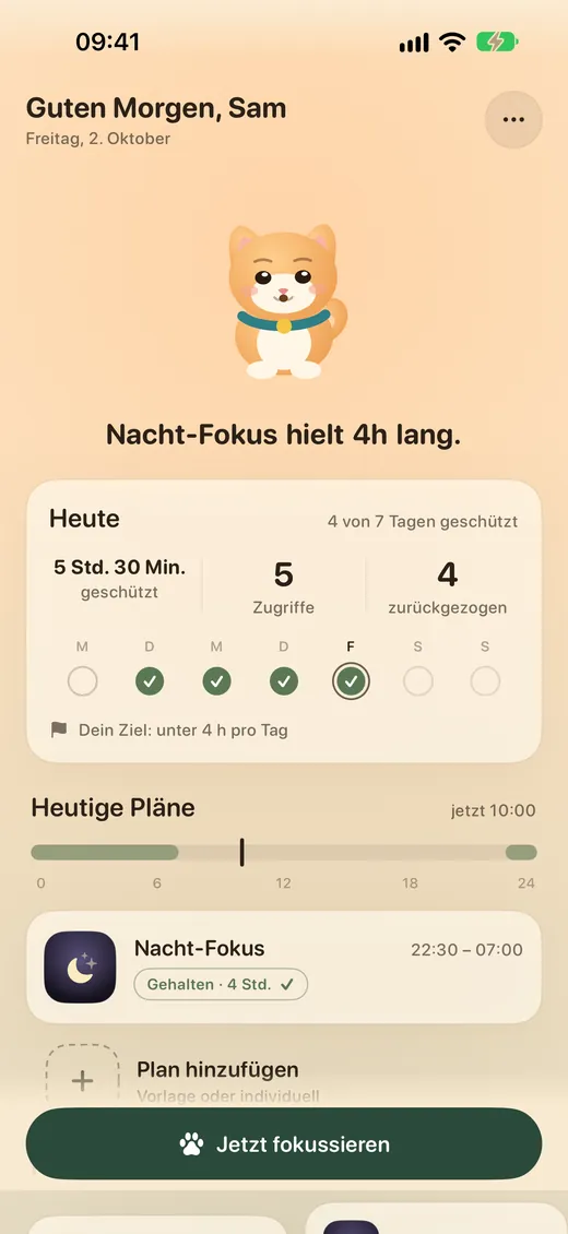 Pawwall Start: heute geschützte Zeit