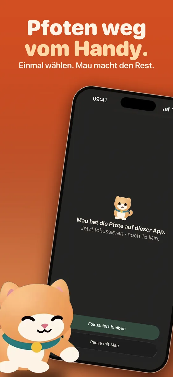Pawwall: Pfoten weg vom Handy, Mau pausiert deine Apps