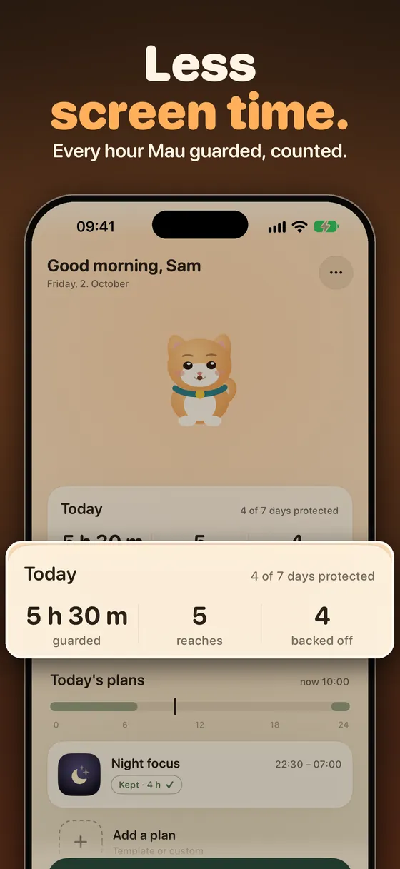 Pawwall: less screen time, every guarded hour counted