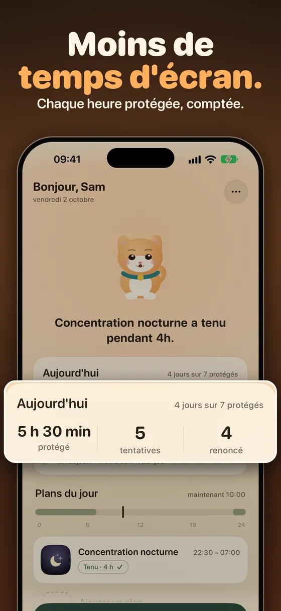 Pawwall : moins de temps d'écran, chaque heure protégée comptée